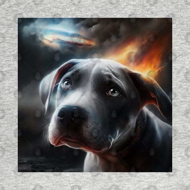 Scared Pit Bull Puppy by Enchanted Reverie